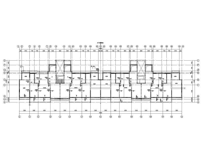 多层剪力墙结构住宅施工图纸2022+30Pcad平面布置图 - 3