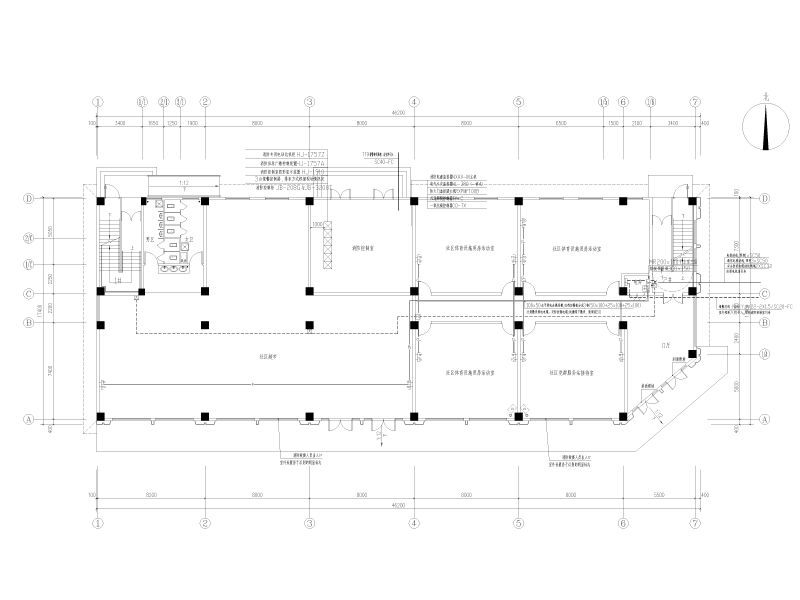 高层居住建筑安置区电气施工图纸cad平面图及系统图 - 3