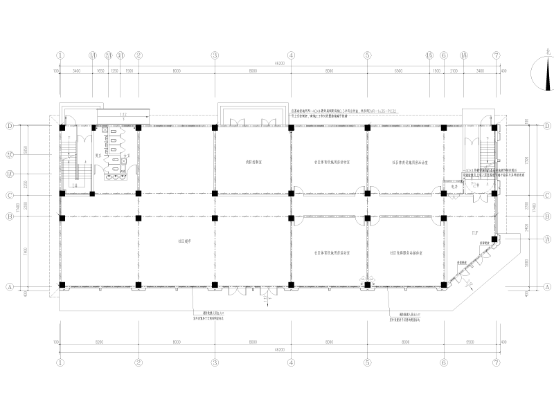 高层居住建筑安置区电气施工图纸cad平面图及系统图 - 5