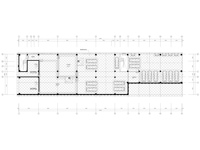 建强安置区社区综合服务中心暖通施工图纸2021cad平面图 - 3