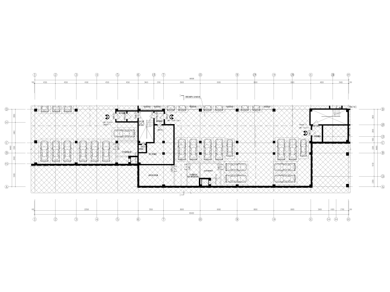 建强安置区社区综合服务中心暖通施工图纸2021cad平面图 - 4