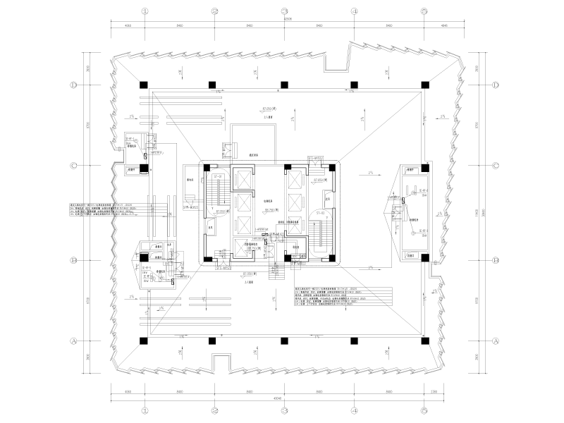 大学绿色产业创新基地电气全套施工图纸2022cad - 4