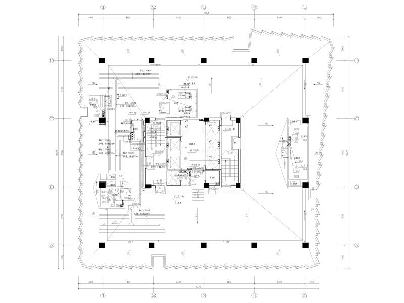 大学绿色产业创新基地电气全套施工图纸2022cad - 5