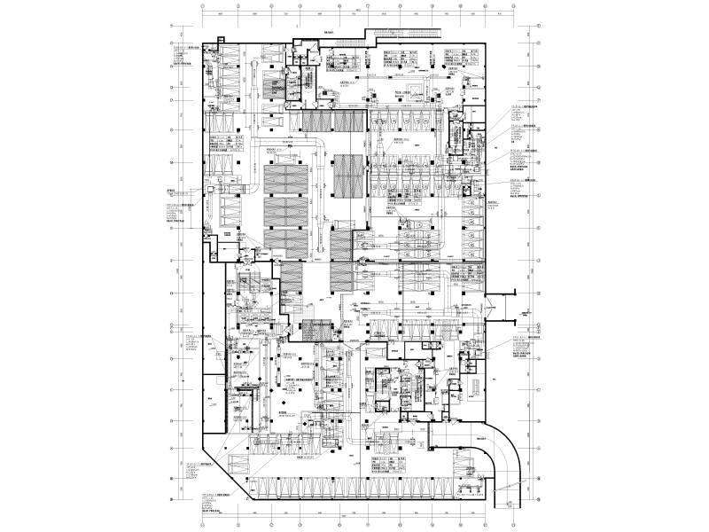 地块规划及建筑方案暖通施工图纸2022cad平面图 - 1