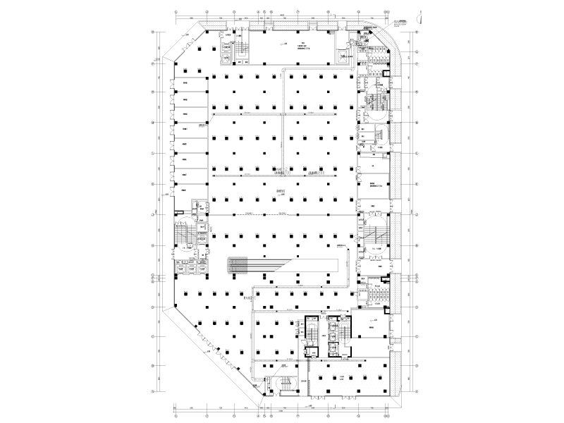 地块规划及建筑方案暖通施工图纸2022cad平面图 - 2