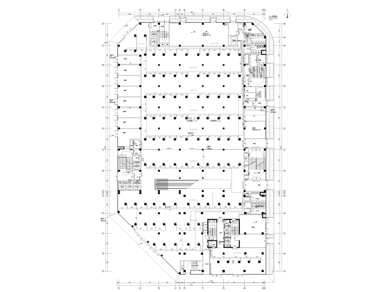 地块规划及建筑方案暖通施工图纸2022cad平面图 - 3