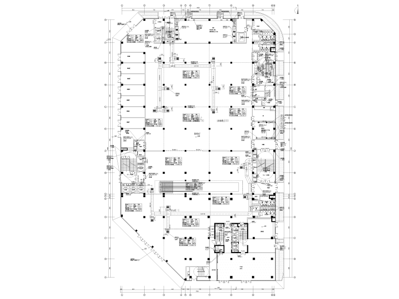 地块规划及建筑方案暖通施工图纸2022cad平面图 - 4