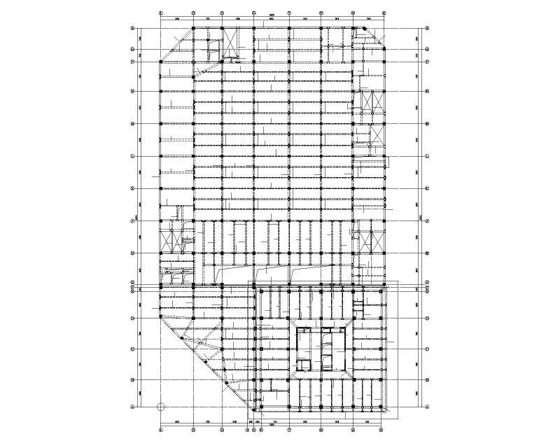 框架剪力墙结构商业办公楼施工图纸2022+64Pcad - 2