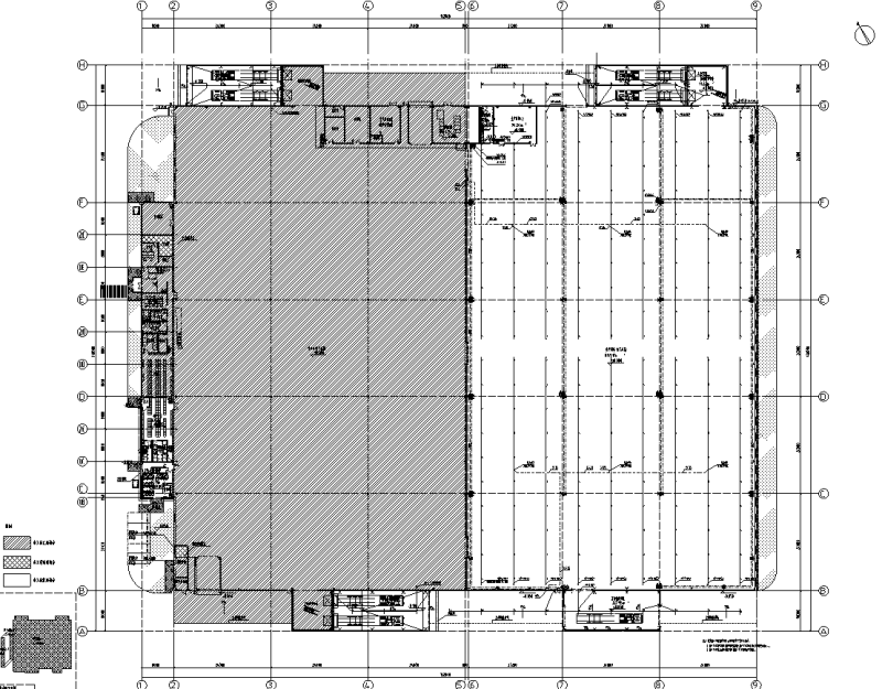 丁戊类厂房改扩建电气施工图纸cad平面图及系统图 - 3