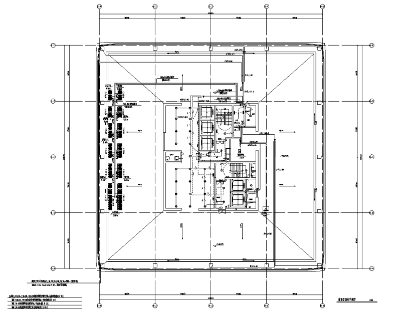 超高层办公楼及配套商业电气施工图纸cad平面图及系统图 - 3