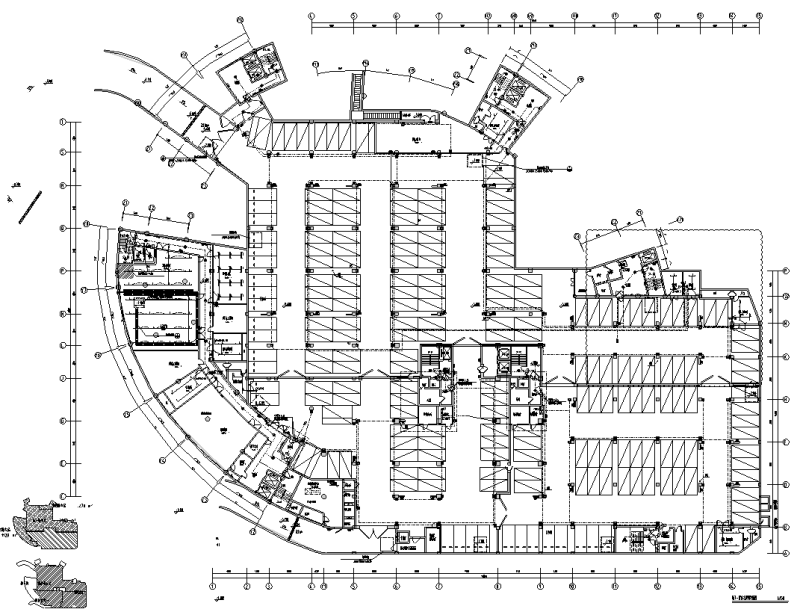 海社区综合服务社区电气施工大样图cad平面图及系统图 - 3