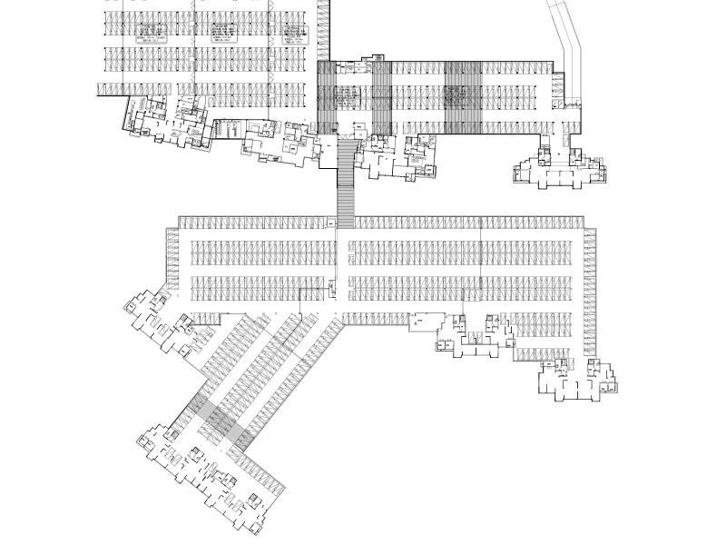 住宅地库照明平面图纸cad - 3