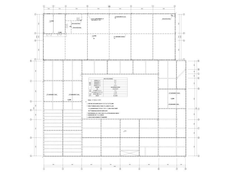 局部6层框架结构教学楼电气施工图纸cad平面图 - 5