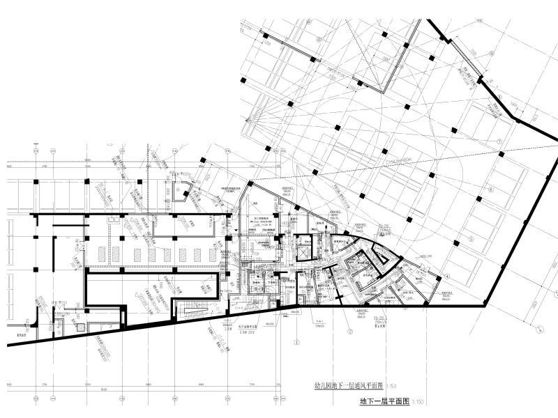 幼儿园、居住区门厅暖通施工图纸2020cad - 1