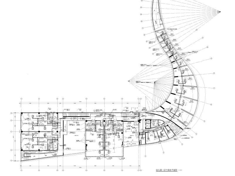 幼儿园、居住区门厅暖通施工图纸2020cad - 2