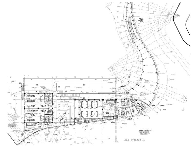 幼儿园、居住区门厅暖通施工图纸2020cad - 3