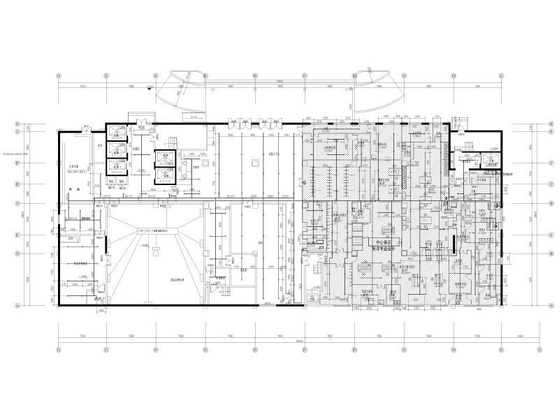 48m一类高层医疗建筑住院楼给排水施工图纸cad平面图及系统图 - 2