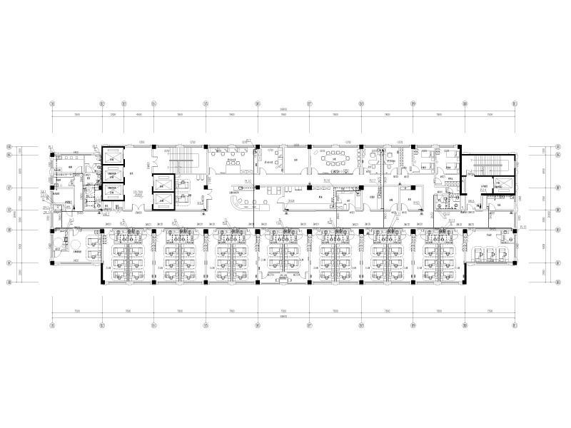48m一类高层医疗建筑住院楼给排水施工图纸cad平面图及系统图 - 5
