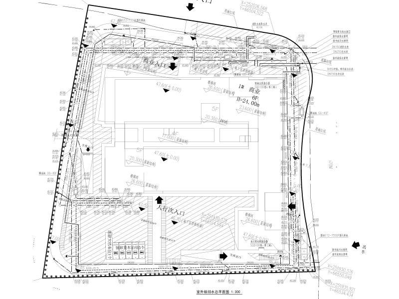 省商业用房及酒店给排水施工图纸2020cad - 1