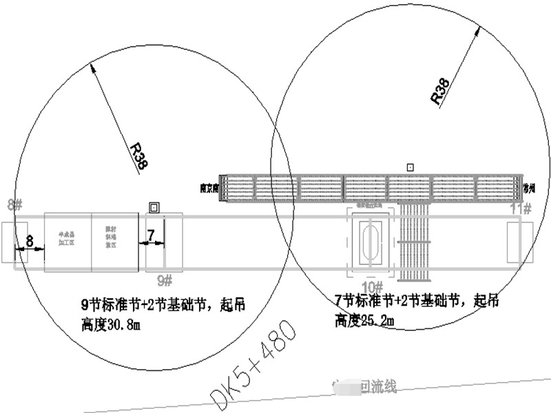 特大桥施工塔吊基础计算书16页附图纸cad - 1