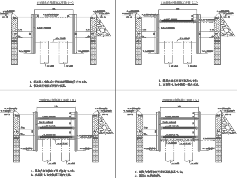 钢板桩围堰施工设计计算书图纸（手算、理正计 - 3