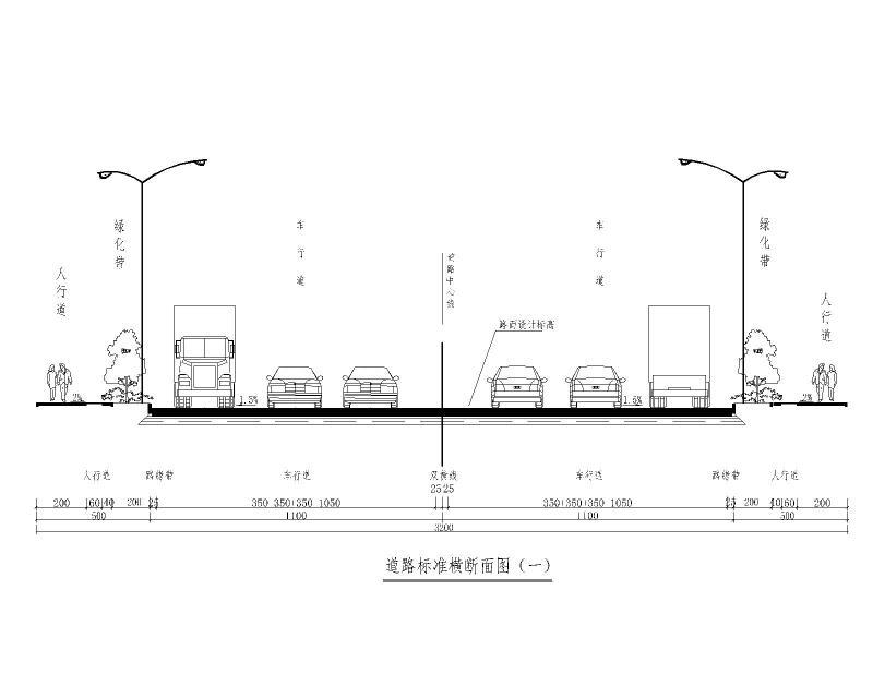 装配式预应力砼简支空心板桥及接线道路施工图纸cad - 3