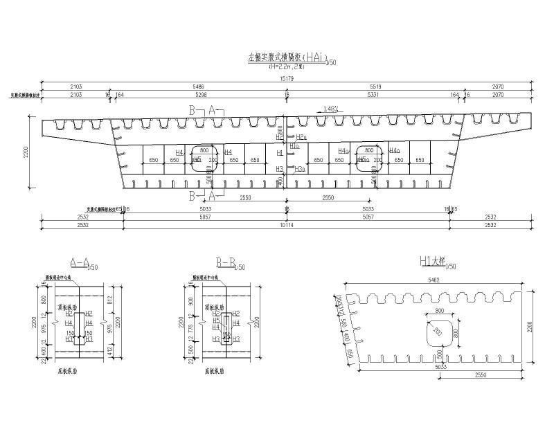 跨城市环线单跨钢箱梁高速桥施工图纸2020cad - 3