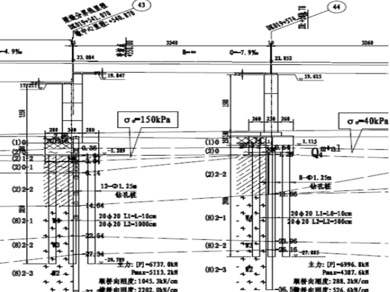 特大桥33.4m现浇梁施工方案56页（双层贝雷 - 1