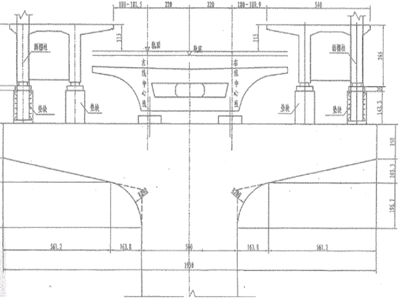 大桥现浇梁施工方案及贝雷盘扣支架验算书cad - 1