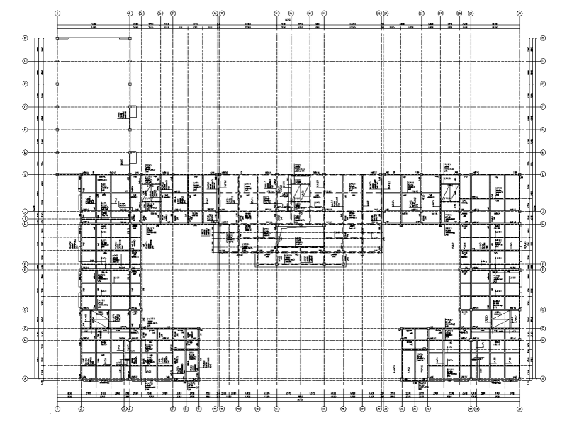 2018多层框架结构小学改扩建结构施工图纸63Pcad - 1