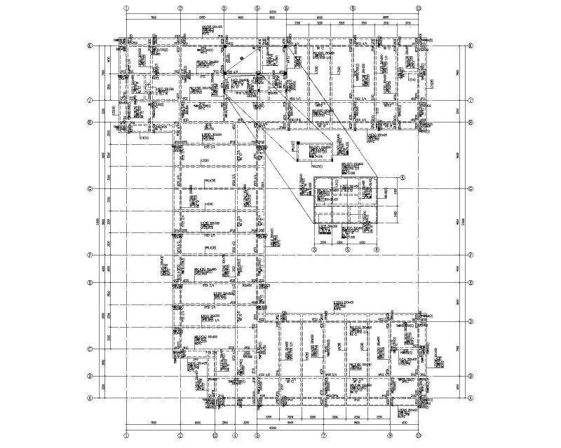 20216层框架结构高中教学楼施工图纸29Pcad - 1