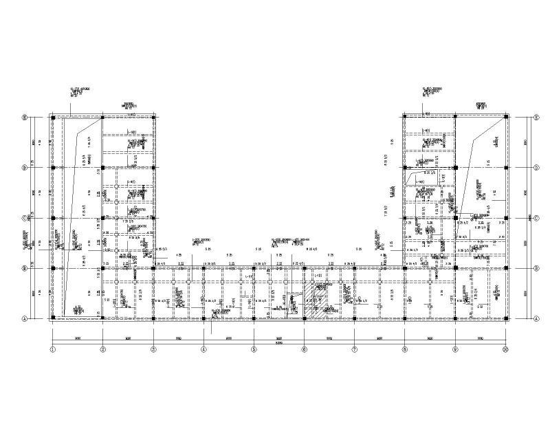 2019多层框架结构测试技术楼结构施工图纸23Pcad - 1