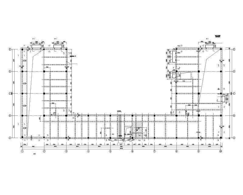 2019多层框架结构测试技术楼结构施工图纸23Pcad - 3