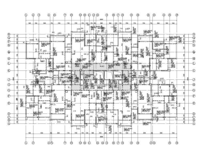 2019框支剪力墙结构棚户区住宅施工图纸78Pcad - 2