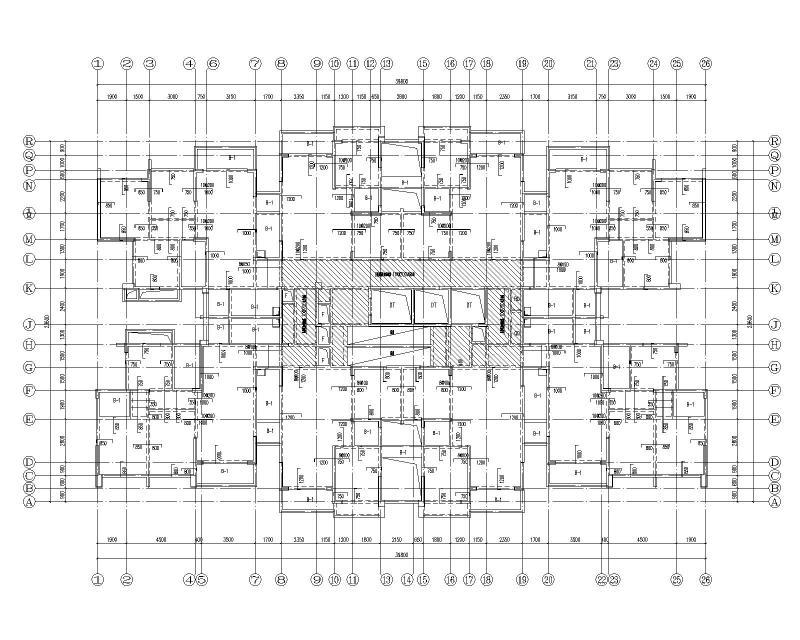 2019框支剪力墙结构棚户区住宅施工图纸78Pcad - 5