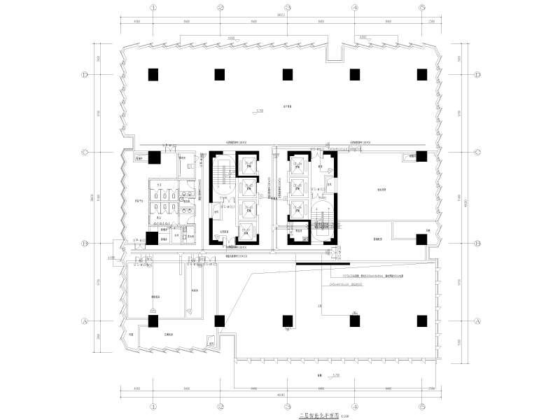 大学绿色产业基地弱电智能化施工图纸2022cad - 3