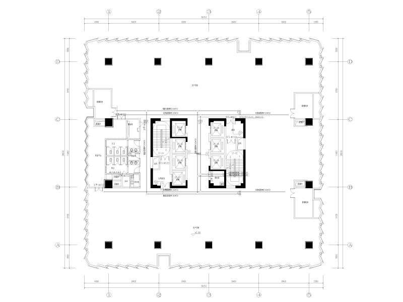 大学绿色产业基地弱电智能化施工图纸2022cad - 5