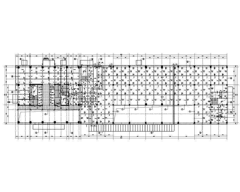 多层框架核心筒办公楼结构施工图纸2022+87Pcad - 3