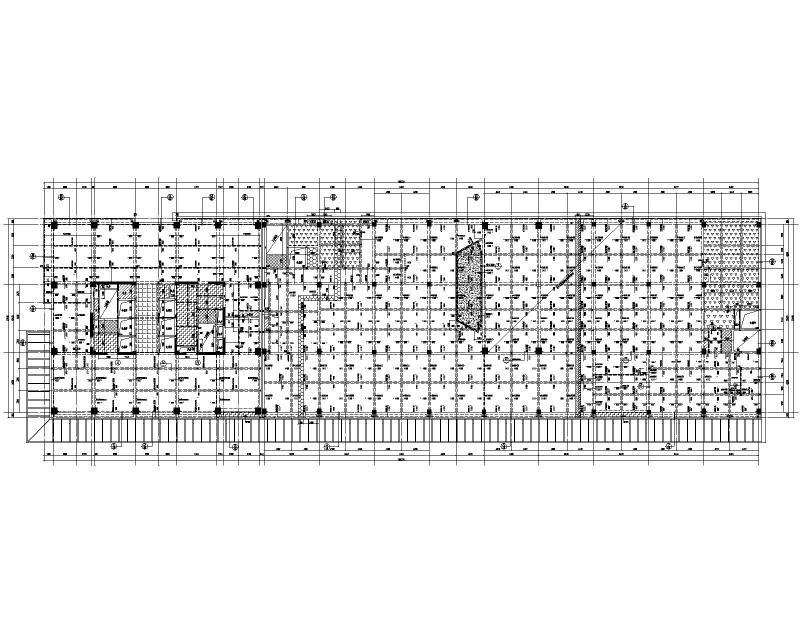 多层框架核心筒办公楼结构施工图纸2022+87Pcad - 5